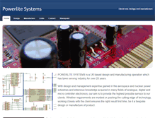 Tablet Screenshot of powerlitesystems.com
